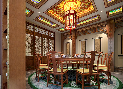 南宝镇中式古典风格家居装修设计效果图