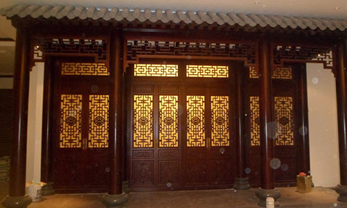 南宝镇传统仿古门窗浮雕技术制作方法