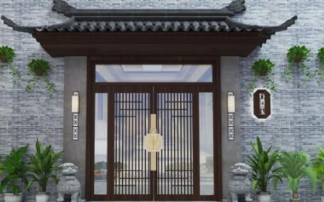 南宝镇您是否了解不同形式的中式门头设计要点？